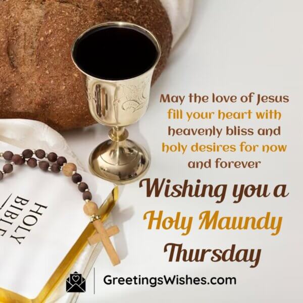 Maundy Thursday Wishes Messages March Greetings Wishes