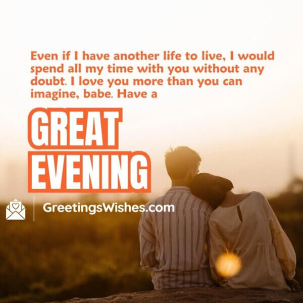 Good Evening Messages For Her Greetings Wishes