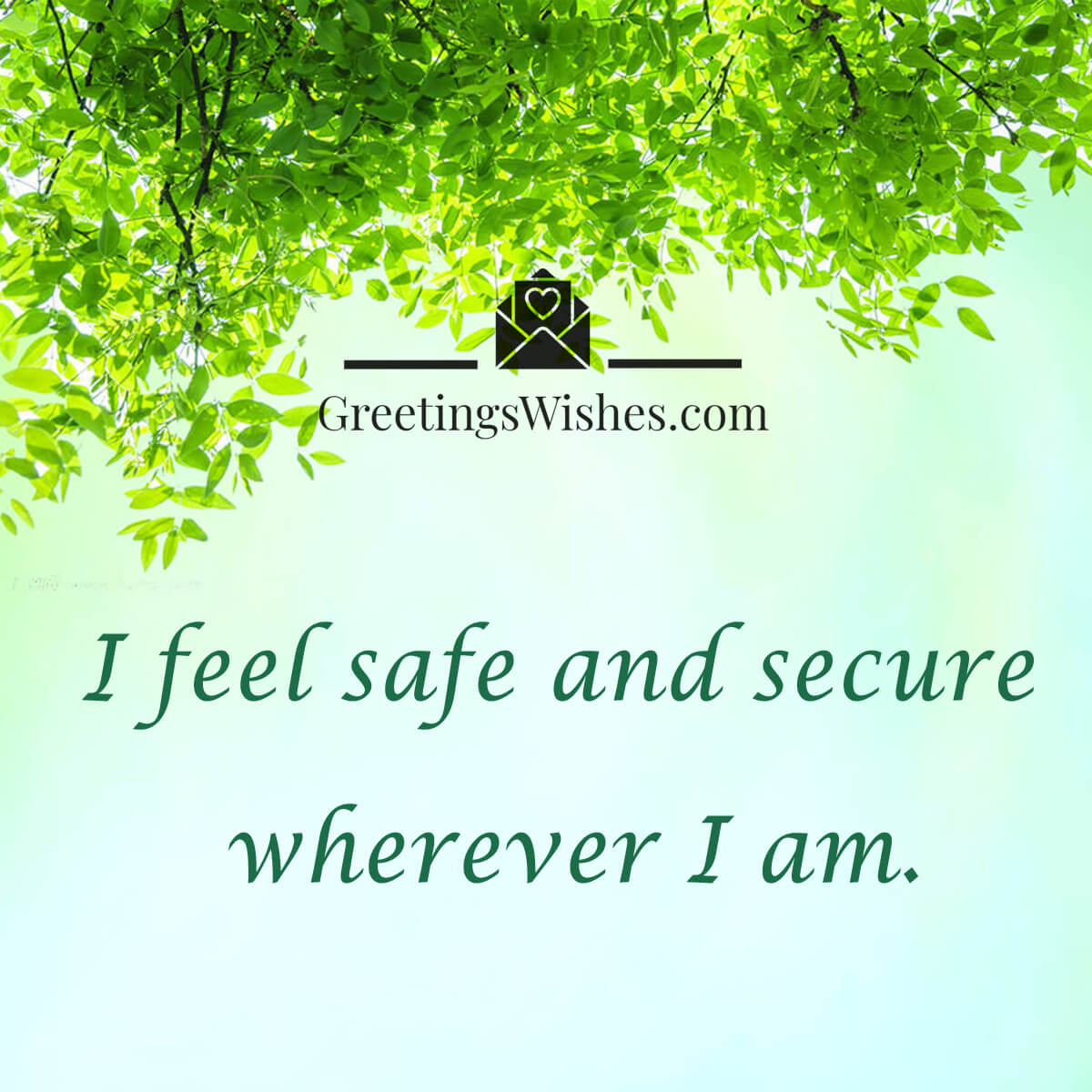 Feel Safe Affirmation