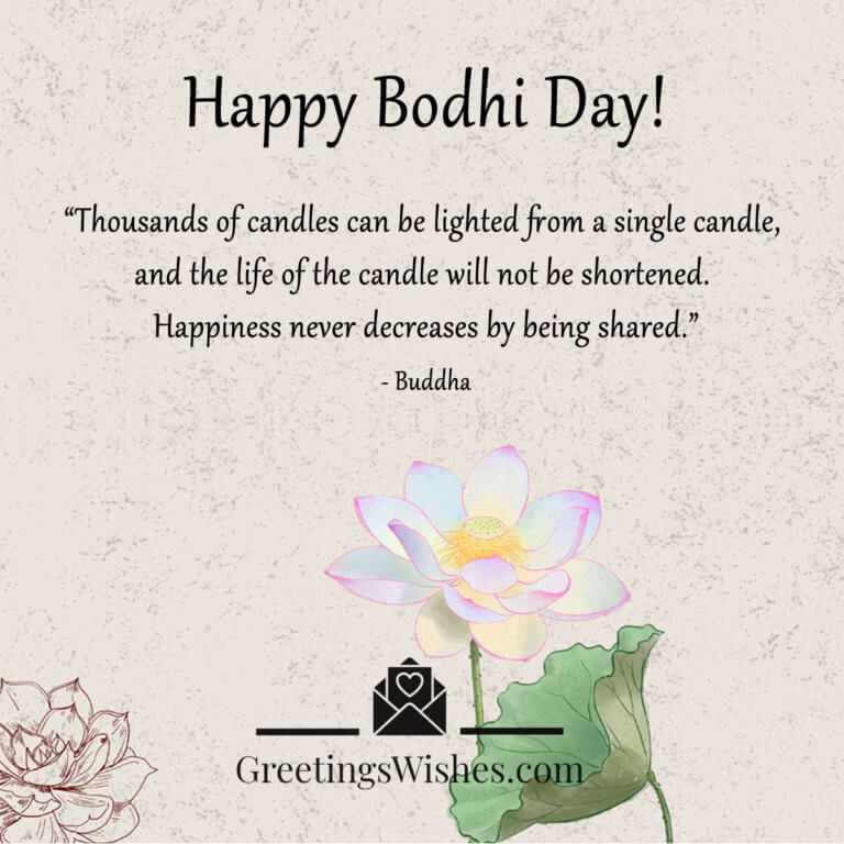 Happy Bodhi Day Wishes Greetings Wishes