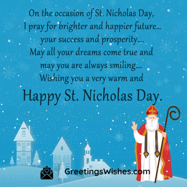 Saint Nicholas Day Wishes Messages (6th December) - Greetings Wishes