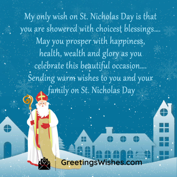 Saint Nicholas Day Wishes Messages (6th December) - Greetings Wishes