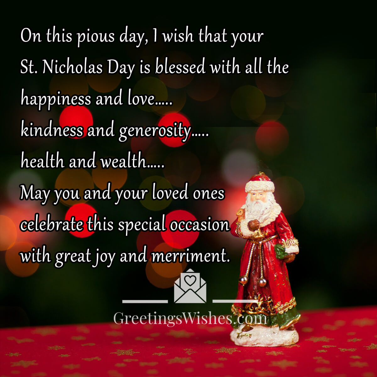 Saint Nicholas Day Wishes Messages (6th December) - Greetings Wishes