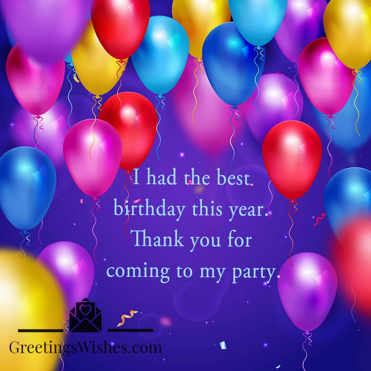 Thank You Birthday Messages - Greetings Wishes