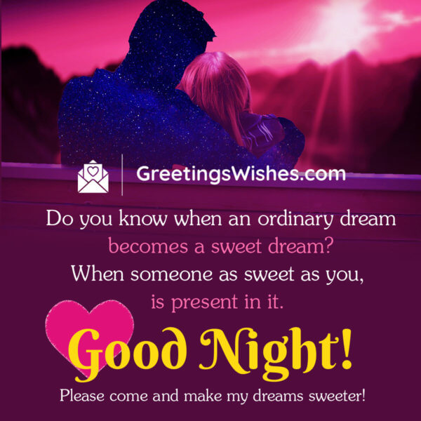 Romantic Good Night Wishes - Greetings Wishes