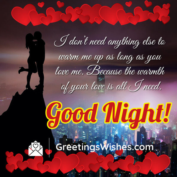 Romantic Good Night Wishes - Greetings Wishes