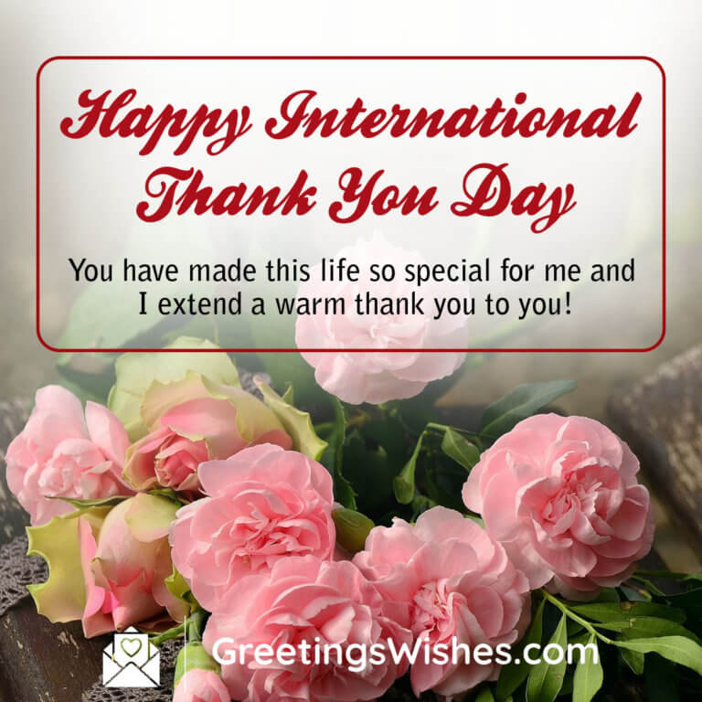 International Thank You Day Greetings (11 January) - Greetings Wishes