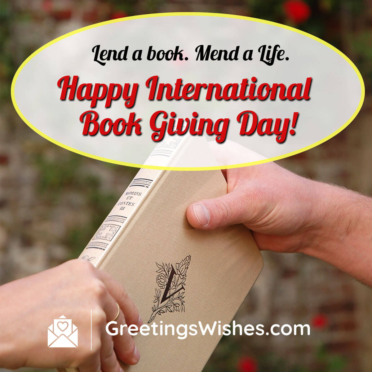 International Book Giving Day Wishes (14th February) Greetings Wishes