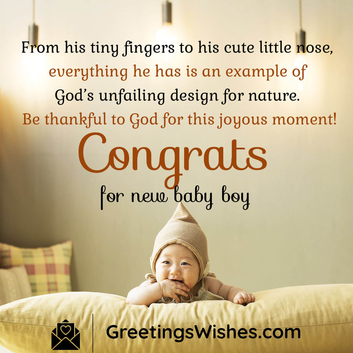 Congratulations Baby Boy - Greetings Wishes