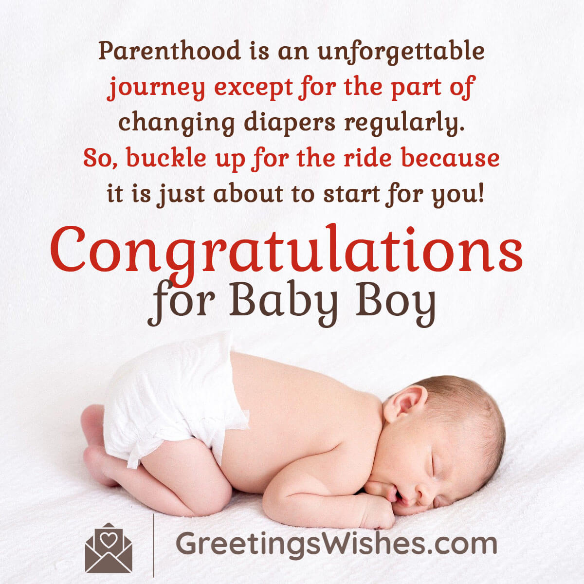 Congratulations Baby Boy - Greetings Wishes