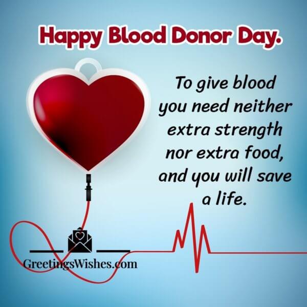 World Blood Donor Day Wishes (14 June) - Greetings Wishes