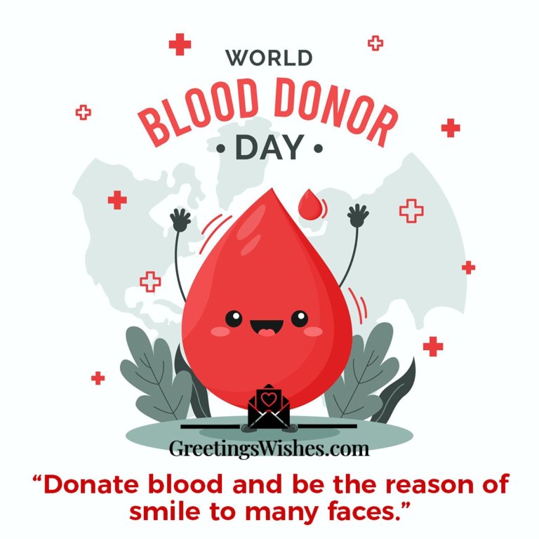 World Blood Donor Day Wishes (14 June) - Greetings Wishes