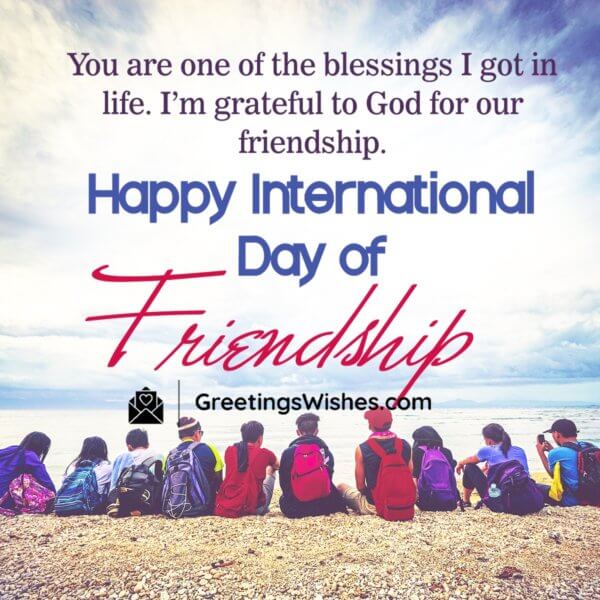 International Day of Friendship Wishes (4th August) - Greetings Wishes