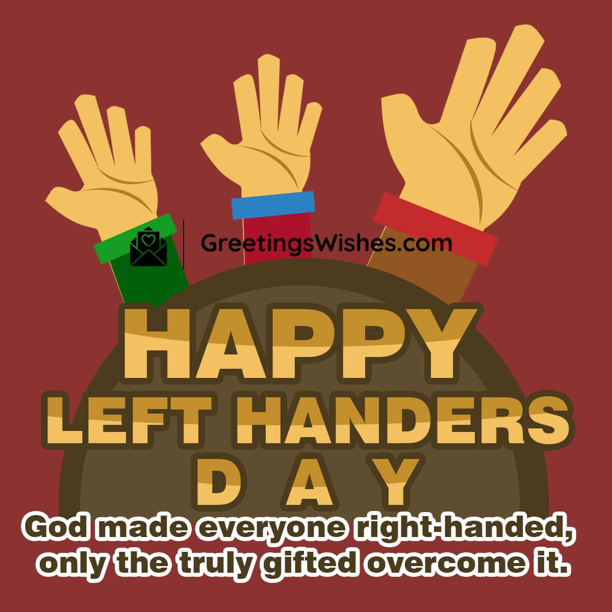 International Left Handers Day Greetings Messages (13th August