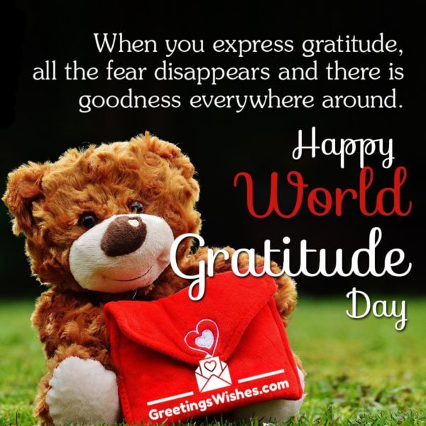 World Gratitude Day Wishes (21 September) Greetings Wishes