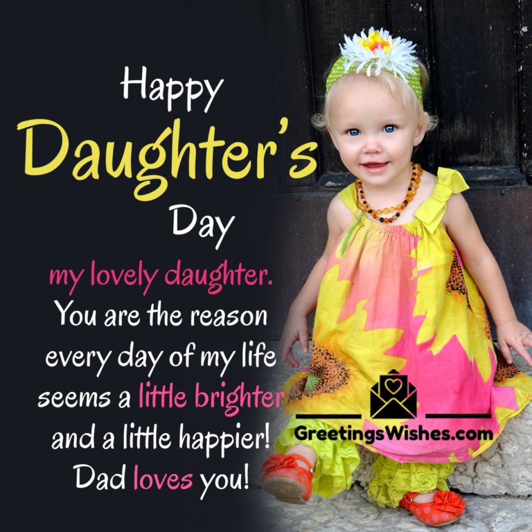 International Daughters Day Wishes (4th Sunday Of September