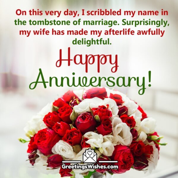 Funny Anniversary Wishes - Greetings Wishes