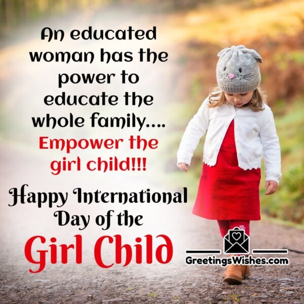 International Day Of The Girl Child Wishes Messages (11 October ...