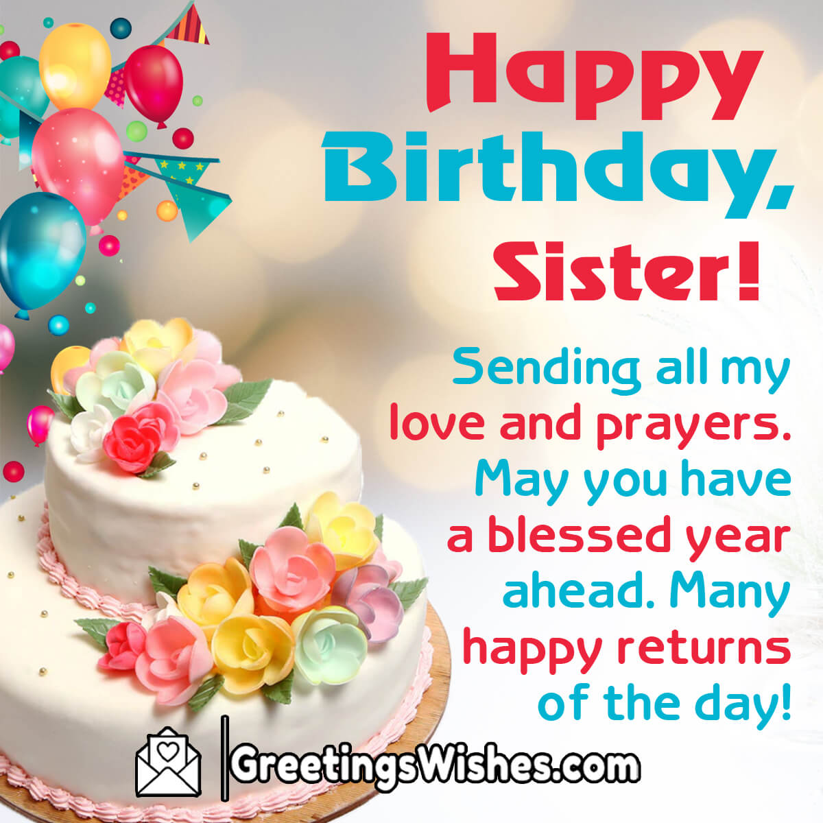 Birthday Wishes For Sister