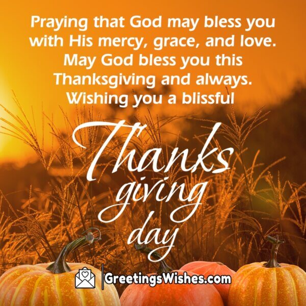 Thanksgiving Day Wishes, Messages (28th November) - Greetings Wishes