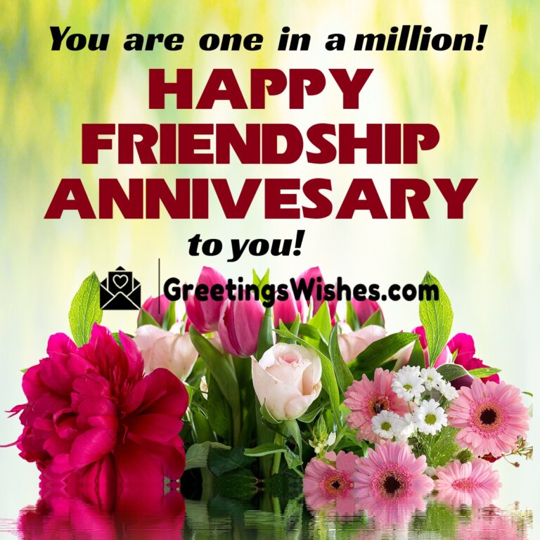 Happy Friendship Anniversary - Greetings Wishes