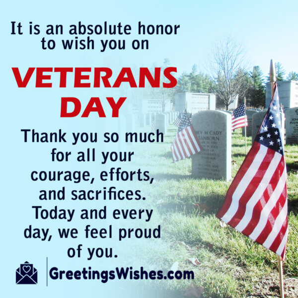 Veteran’s Day Wishes Messages (11 November) - Greetings Wishes