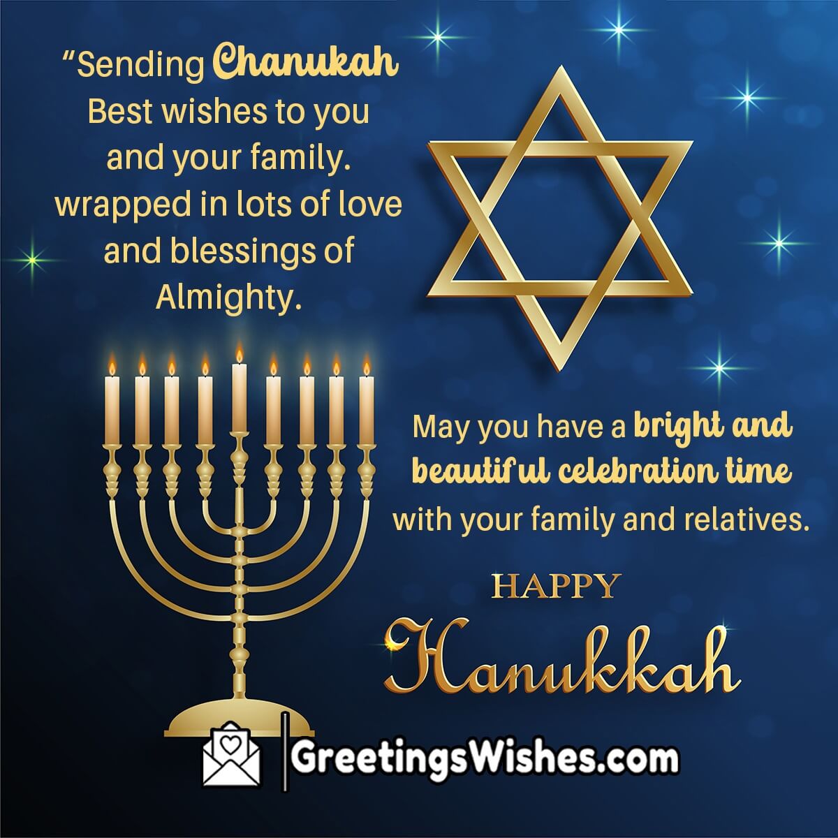 Happy Hanukkah Wishes (7-15th December) - Greetings Wishes