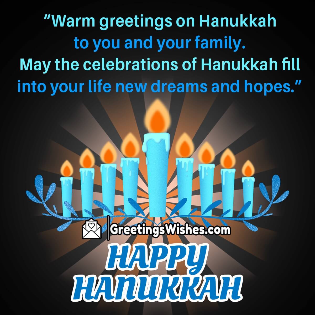 Happy Hanukkah Wishes (7-15th December) - Greetings Wishes