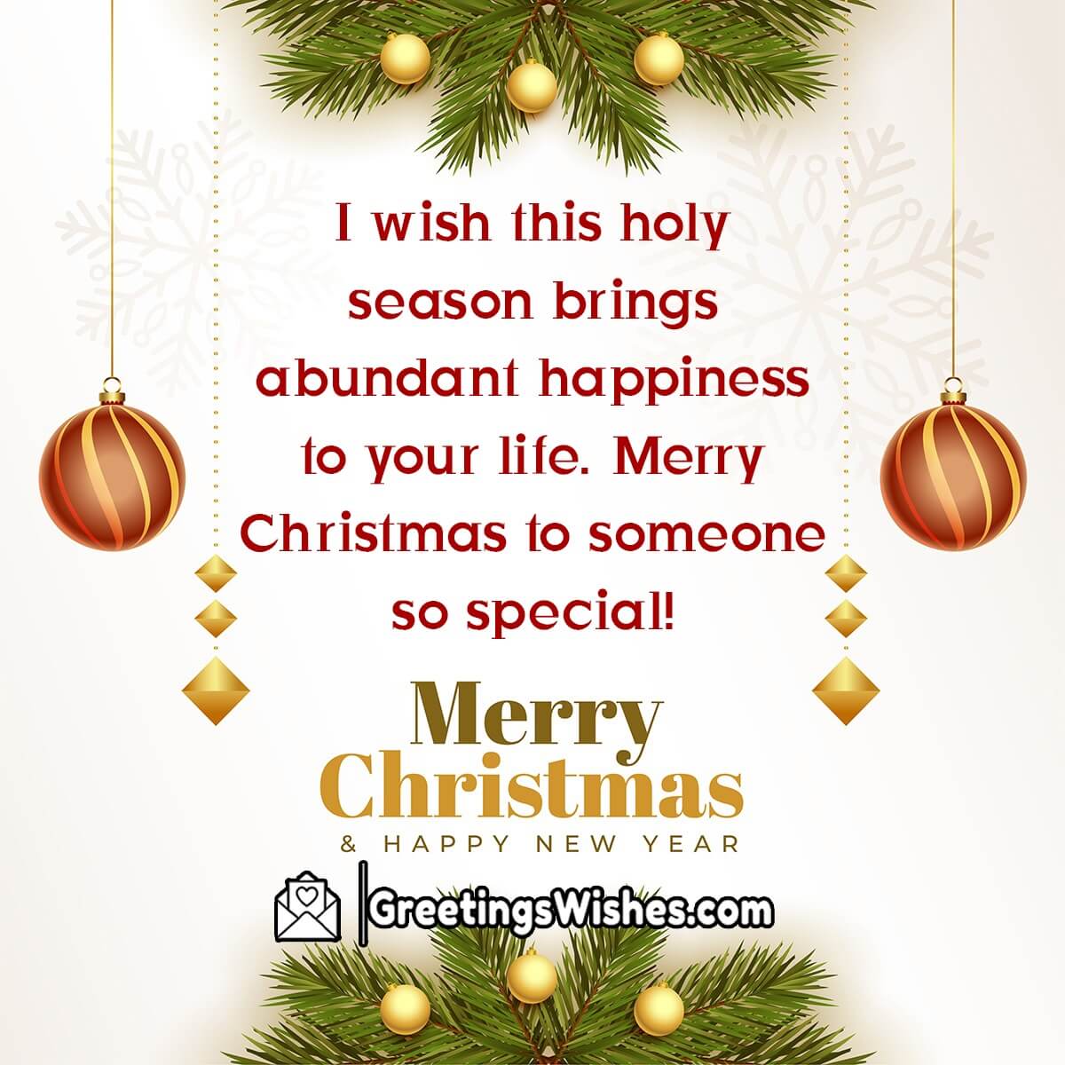 Merry Christmas Greetings (25th December) - Greetings Wishes