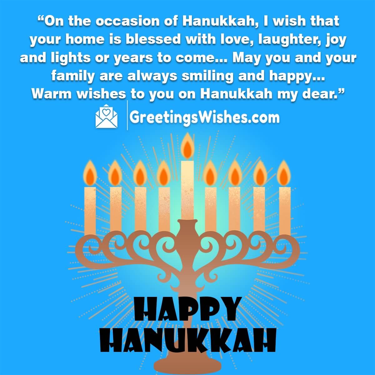 Happy Hanukkah Wishes (7-15th December) - Greetings Wishes
