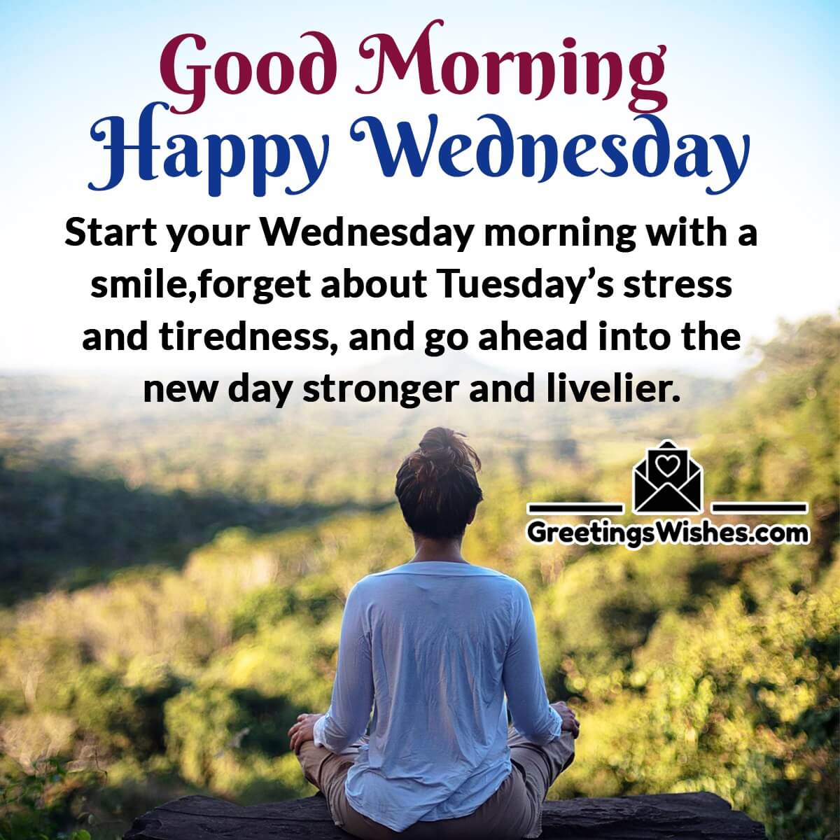 Good Morning Happy Wednesday Wish Image