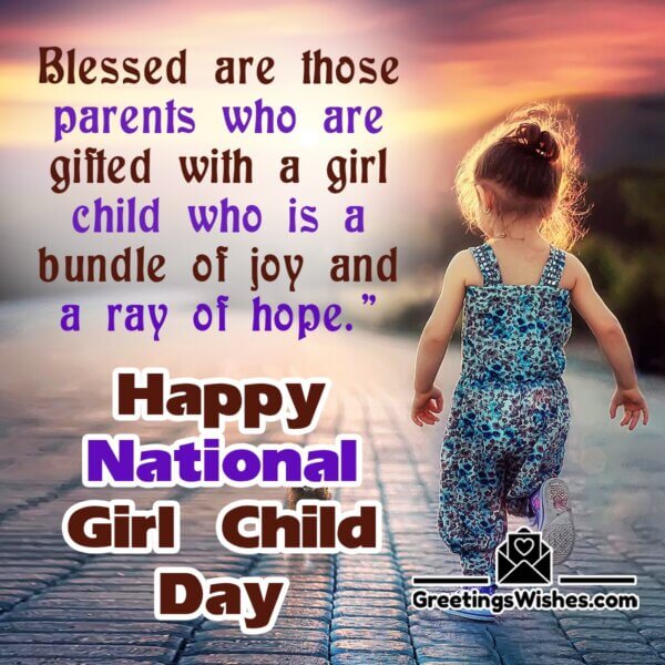 National Girl Child Day Wishes, Messages (24th January) - Greetings Wishes