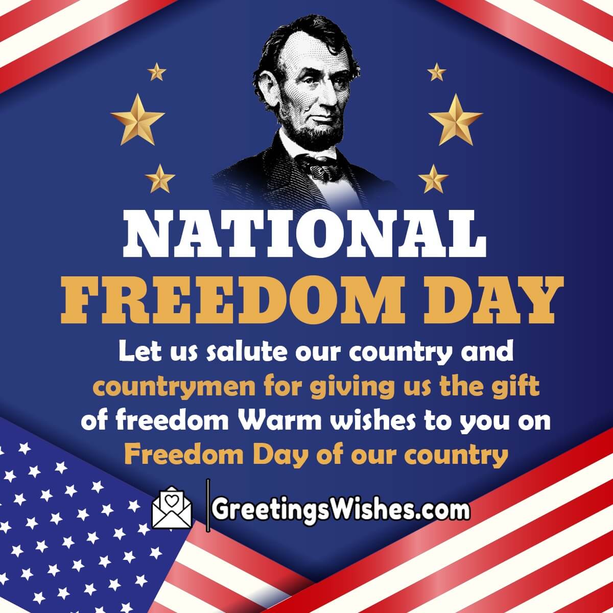 National Freedom Day Wishes (1 February) Greetings Wishes