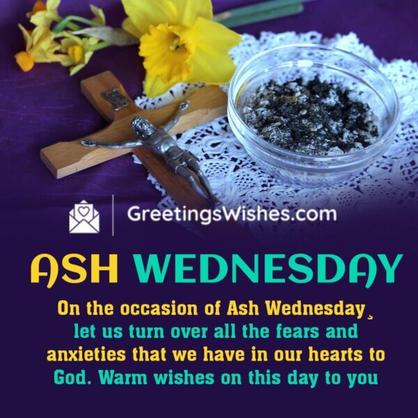 Ash Wednesday Wishes Messages - Greetings Wishes