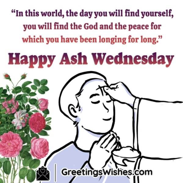 Ash Wednesday Wishes Messages ( 14 February ) - Greetings Wishes