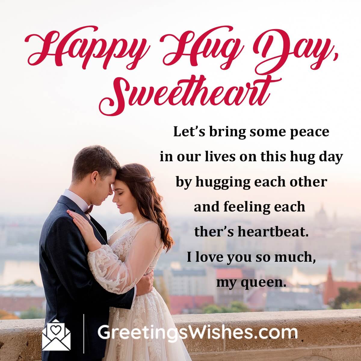 Happy Hug Day Message