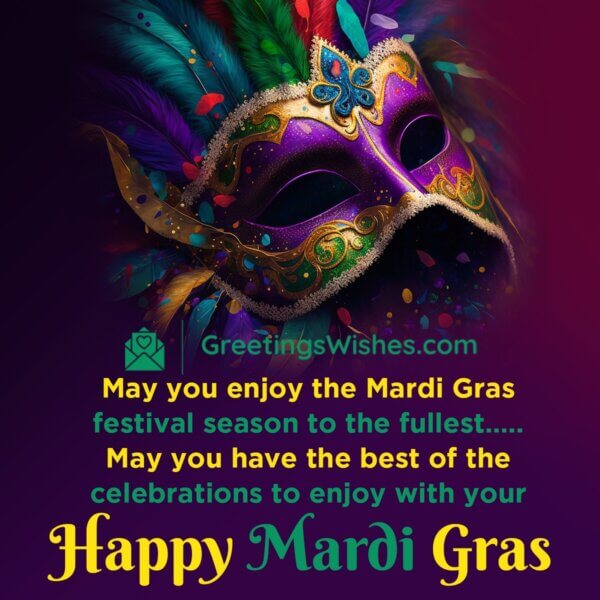 Mardi Gras Wishes Messages ( 21st February ) - Greetings Wishes