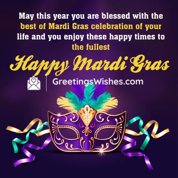 Mardi Gras Wishes Messages ( 21st February ) - Greetings Wishes