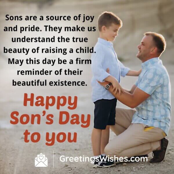 Happy National Sons Day Wishes Messages ( 4 March ) - Greetings Wishes