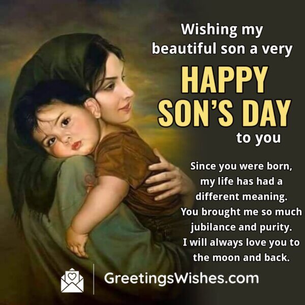 Happy National Sons Day Wishes Messages ( 4 March ) Greetings Wishes