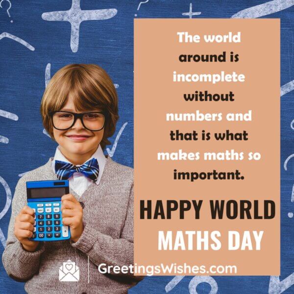 World Maths Day Messages and Quotes ( 8 March ) Greetings Wishes