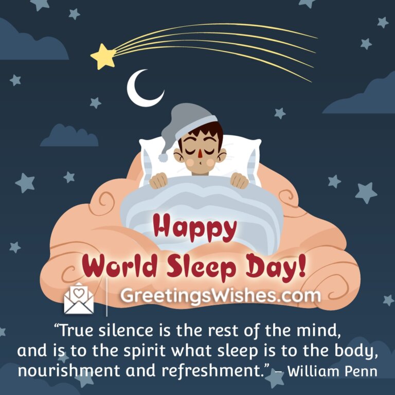 World Sleep Day Messages ( 15th March) Greetings Wishes