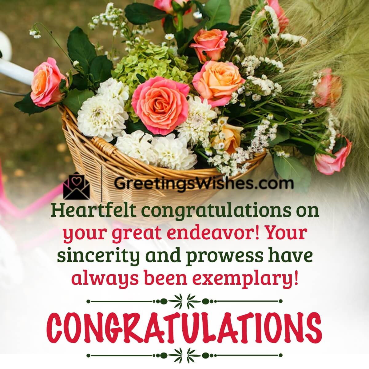 Heartfelt Congratulations