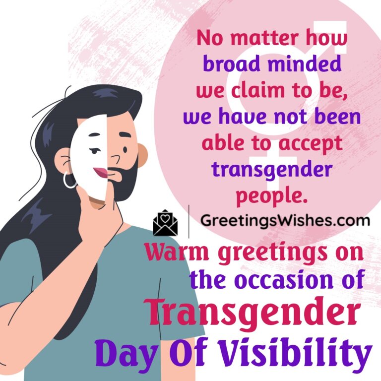 International Transgender Day of Visibility Messages, Quotes ( 31 March