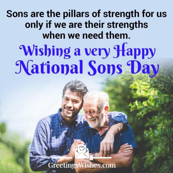 Happy National Sons Day Wishes Messages ( 4 March ) Greetings Wishes