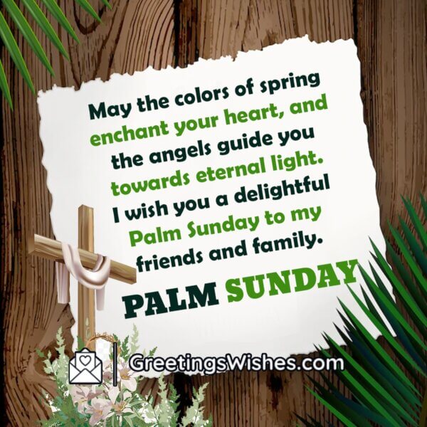 Palm Sunday Wishes Messages March Greetings Wishes