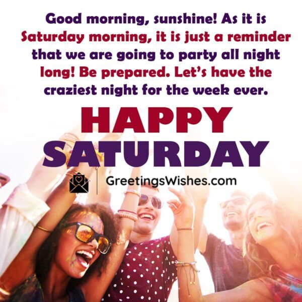 Saturday Morning Wishes - Greetings Wishes