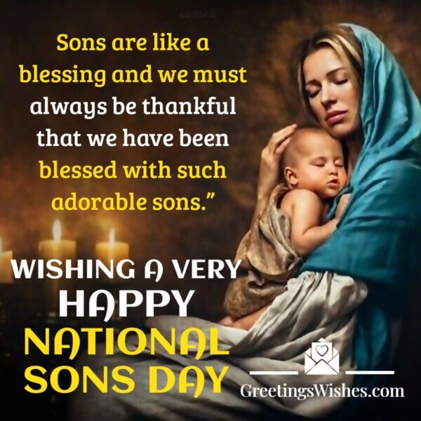 Happy National Sons Day Wishes Messages ( 4 March ) Greetings Wishes