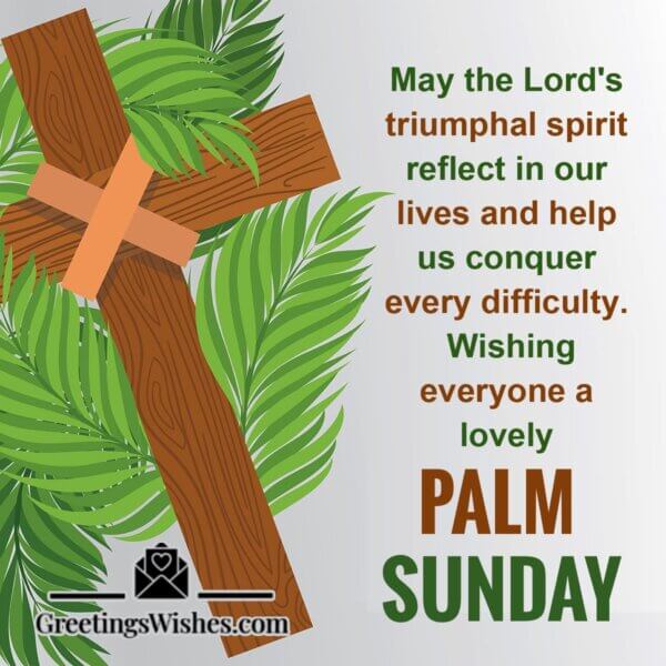 Palm Sunday Wishes Messages ( 24 March ) Greetings Wishes