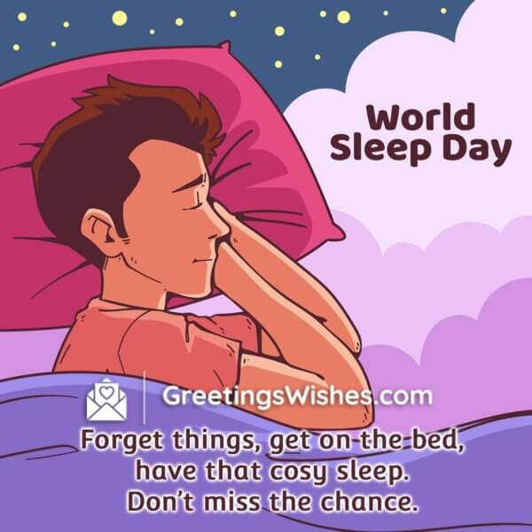 World Sleep Day Messages ( 15th March) Greetings Wishes